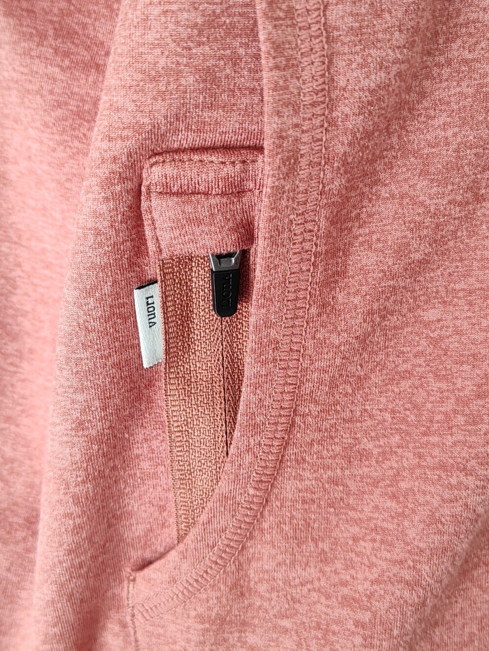 Vuori terra cotta zip-up hoodie - Picture 3 of 8